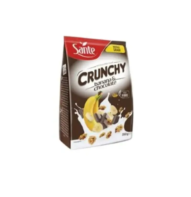Sante Crunchy Oat Flakes Banana & Chocolate 350G